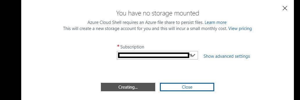 Create Storage